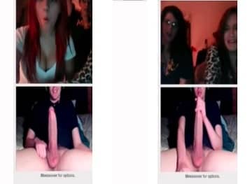 Girls Shocked By Giant Cock On Omegle Chat